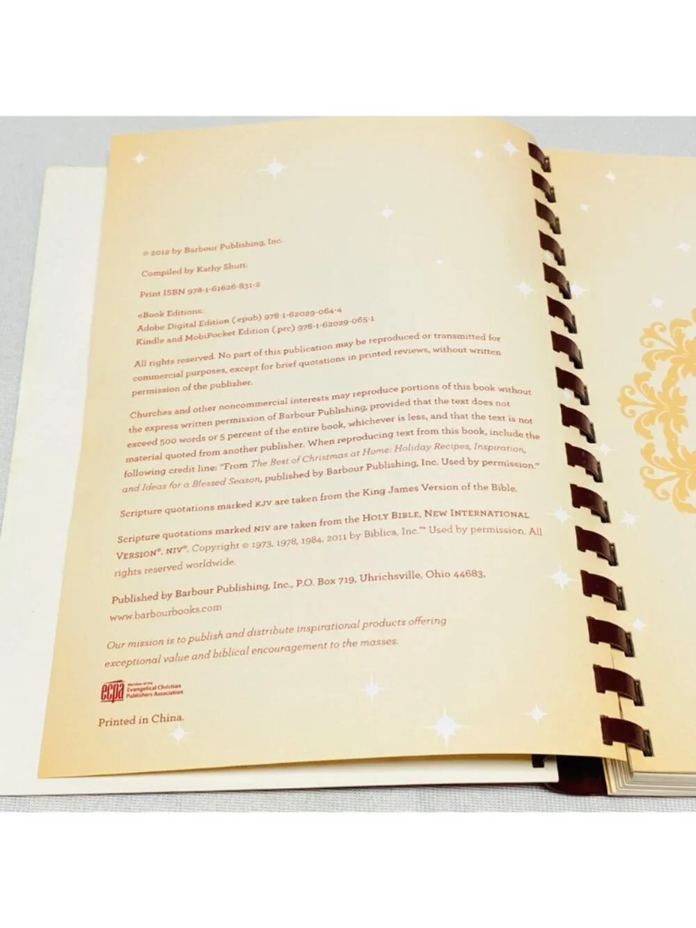 The Best Of Christmas At Home Cookbook Spiral Bound Recipes Holiday Cooking